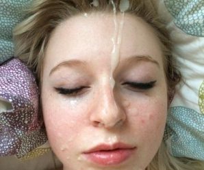 Babe is calm and relaxed after taking her daily facial