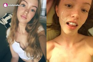 Before And After Cum Shot