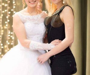 Sexy bride and her cum covered friend