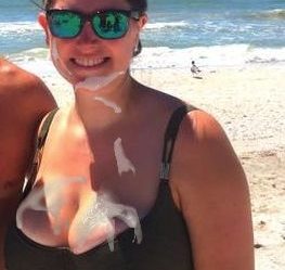 Some cum on some big tits where cum belongs to be displayed