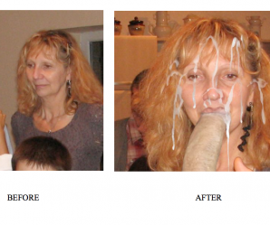 Before and after pics of 2 crazy sisters during a party