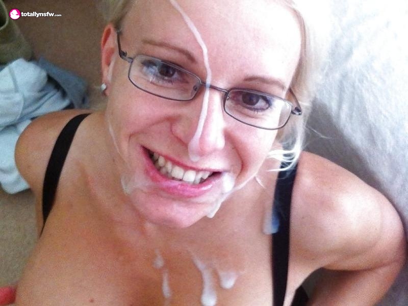 Blonde Milf Small Tits Glasses