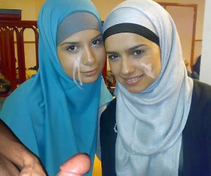 Beautiful cum covered muslim girls