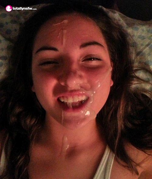 My Cum All Over Her Face