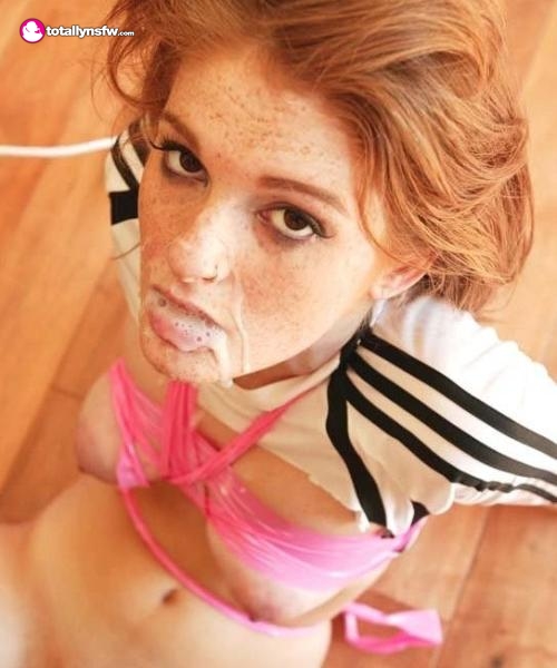 Face Redhead Slut Porn - Adorable redhead with cum on her face - Cum Face GeneratorCum Face Generator