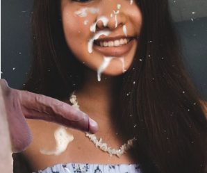 Pretty asian great cum fake