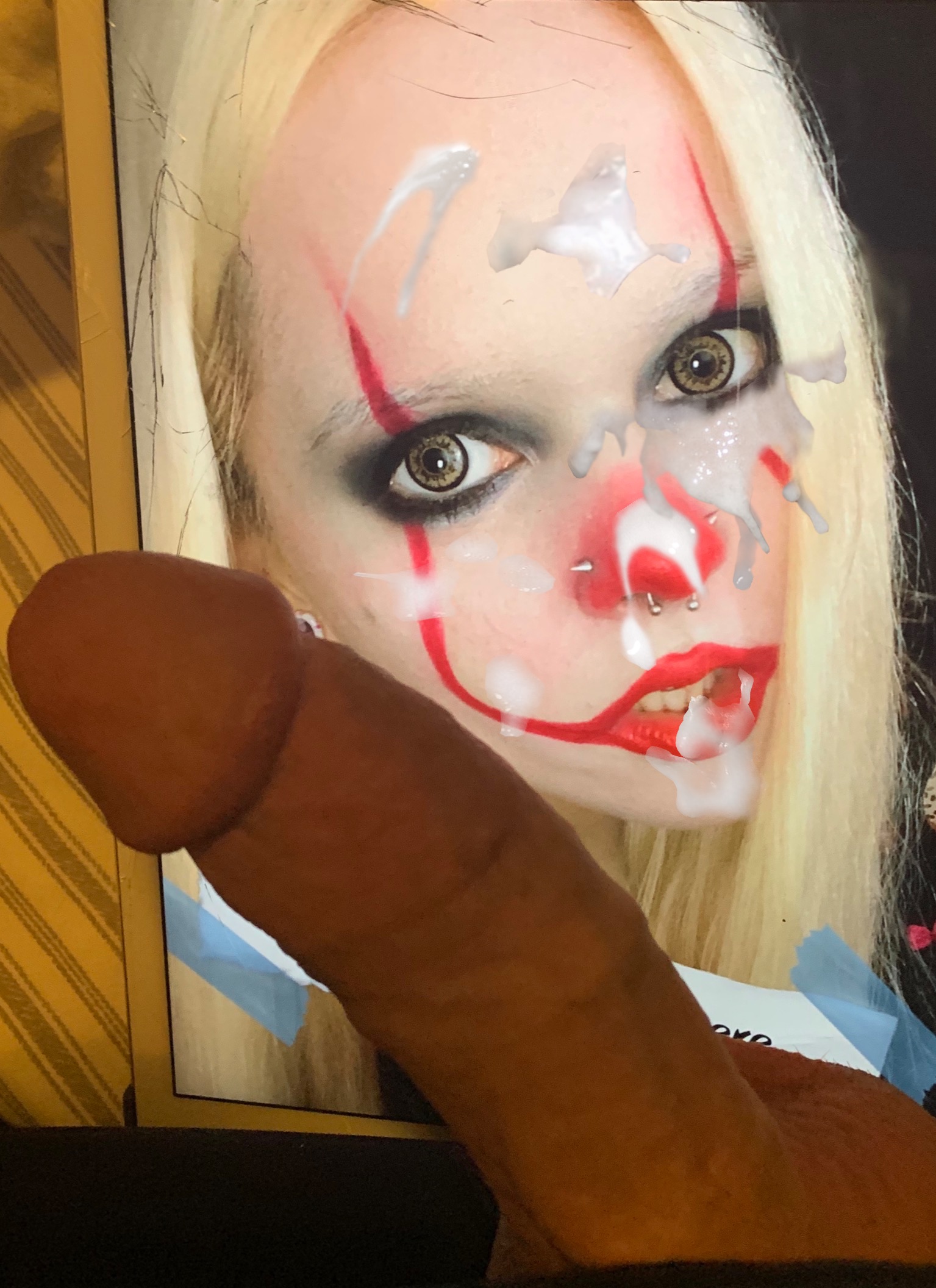Clown porn sluts taking cum - Cum Face GeneratorCum Face Generator