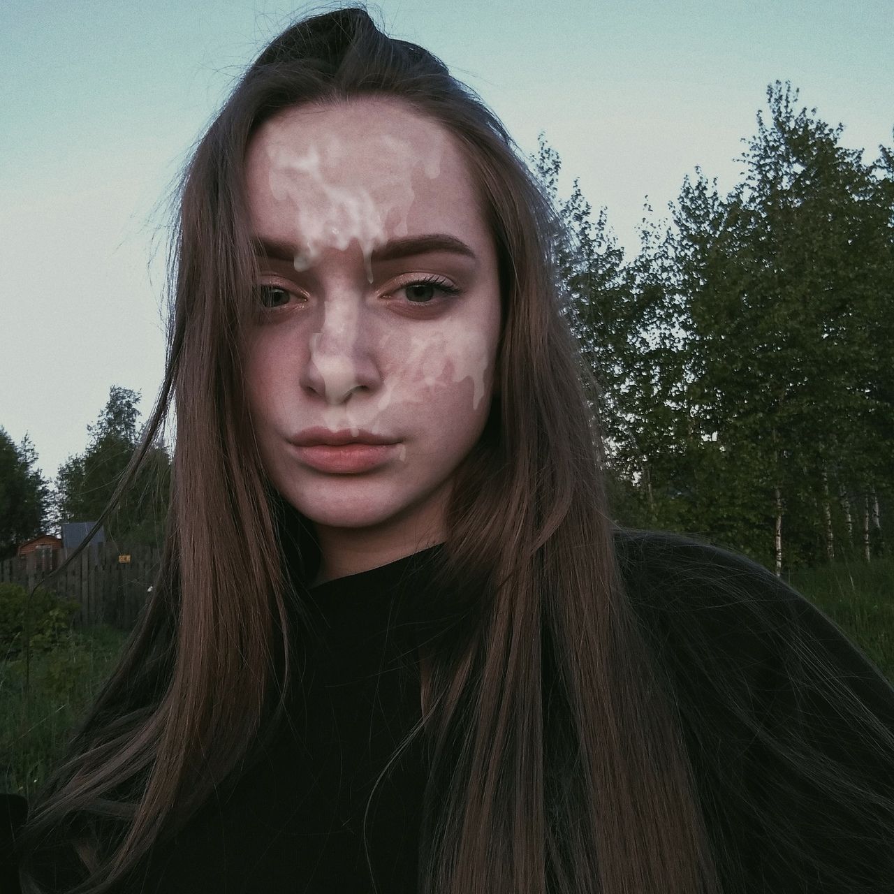 Cum On Face And Pussy My XXX Hot Girl