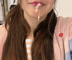 Cute mexican slut with cum facial