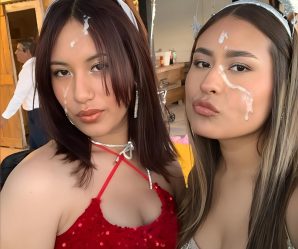 Sisters cumsluts on display