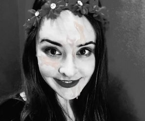 Black and white facial