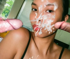 Pure Filipina Gets Covered by Two Dicks